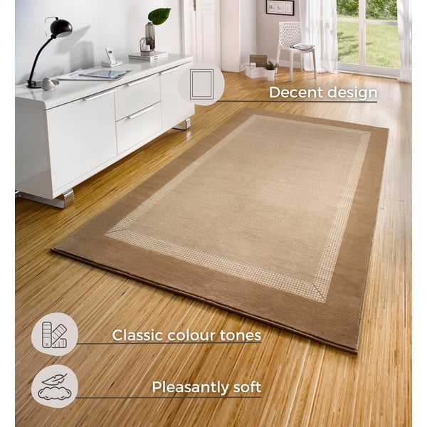 Brauner/beiger Teppich, 120 x 170 cm Basic - Hanse Home-image-4