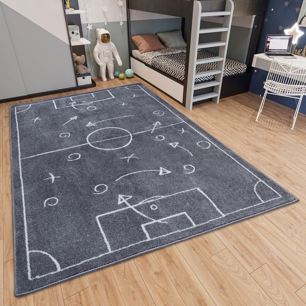 Dunkelgrauer Kinderteppich, 120 × 170 cm Gameplan - Hanse Home-image-1