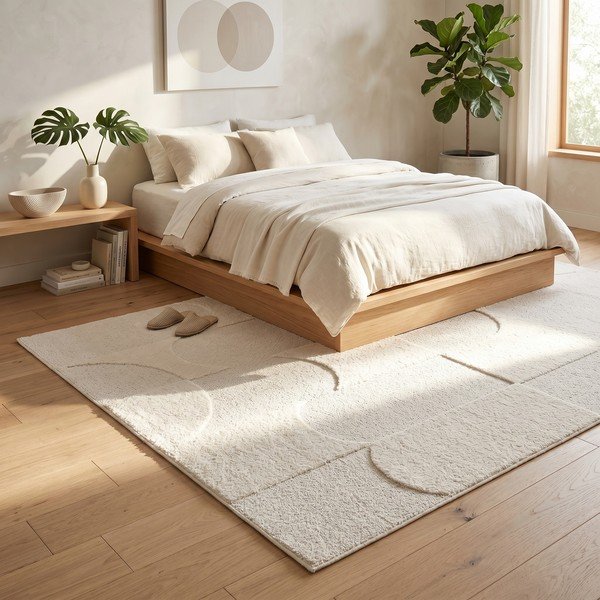 Cremefarbener Teppich 120 × 170 cm Luna - ESTE-image-4
