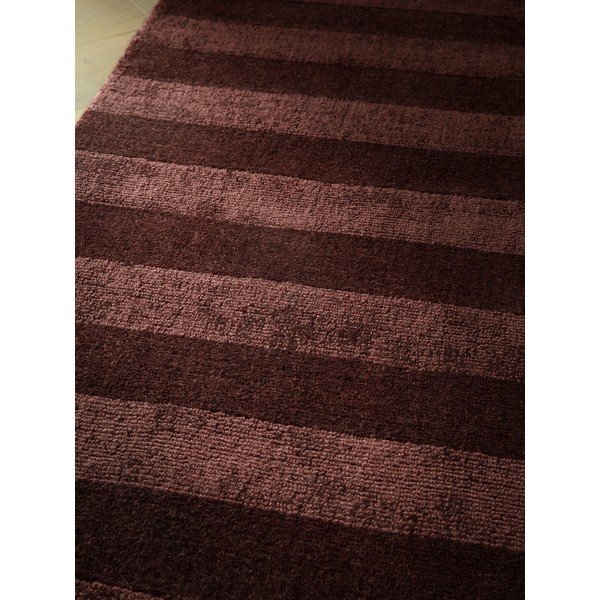 Weinroter, handgewebter Teppich aus recycelten Fasern, 160 x 230 cm, Connor – MADE-image-2