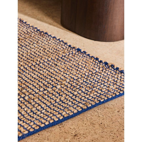 Blauer handgewebter Teppich 120x170 cm Hurley – MADE-image-3