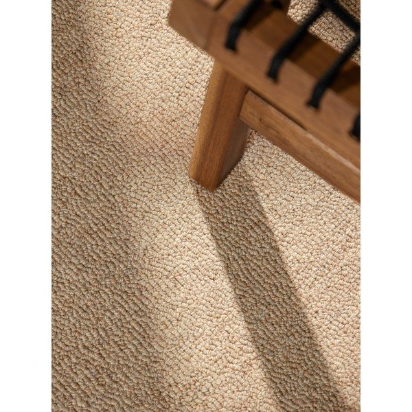 Handgewebter Wollteppich in Naturfarbe, 140 × 200 cm Puristic Knots - Elle Decoration-image-2