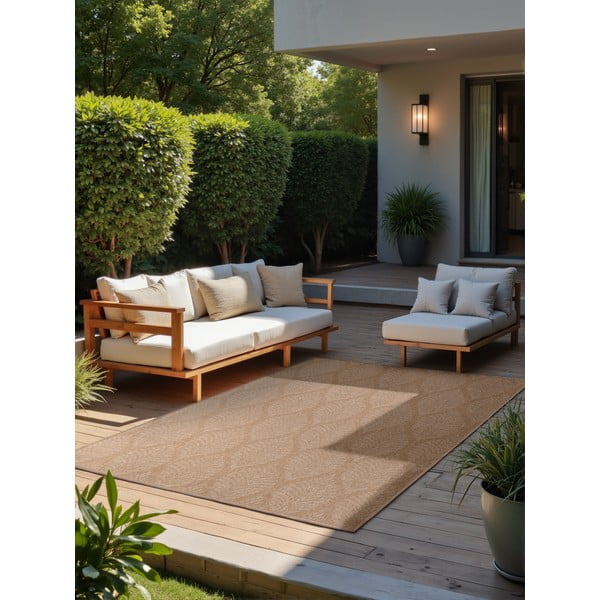 Teppich für den Innen- und Außenbereich in Beige und Elfenbein, 120 x 170 cm Duet Liora - Hanse Home-image-1