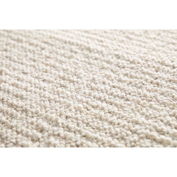 Cremefarbener, waschbarer Teppich, 80 x 150 cm Lumen Liso - Universal-image-4