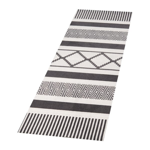 Schwarzer, waschbarer Laufteppich, 45 × 140 cm Cook & Clean - Hanse Home-image-3