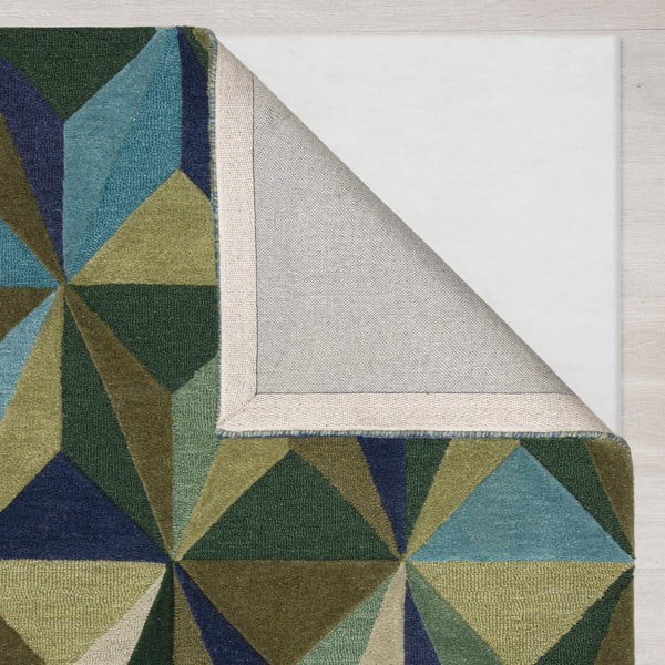 Blauer Wollteppich, 160 × 230 cm Reverie - Flair Rugs-image-4