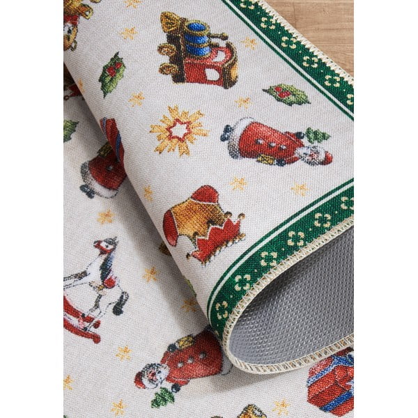 Grüner Teppich mit Weihnachtsmotiv, 50 × 80 cm Toy's Delight Green Christmas - Villeroy&Boch-image-4