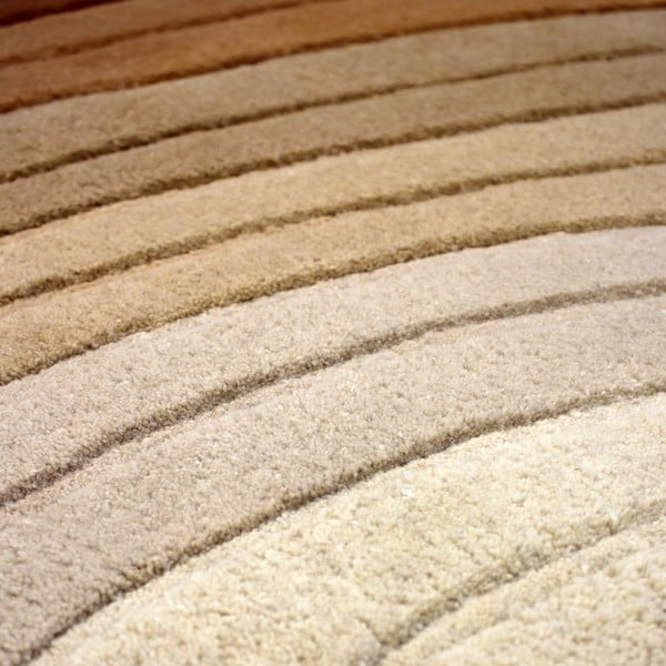 Wollteppich in Ziegelrot, 160 × 230 cm Puddle Ombre Wool - Flair Rugs-image-2