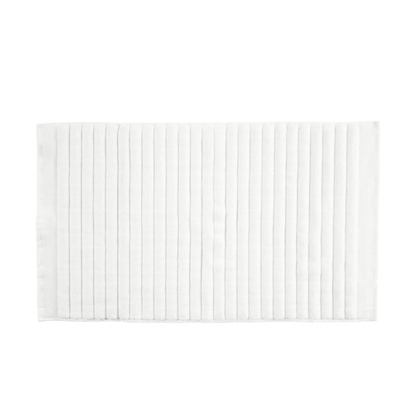 Weißer Badezimmerteppich 50 x 80 cm Inu - Zone
