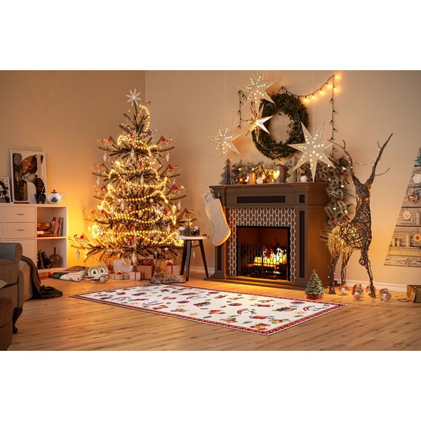Roter Tischläufer mit Weihnachtsmotiv, 80 x 200 cm Toy's Delight Red Christmas - Villeroy&Boch-image-1