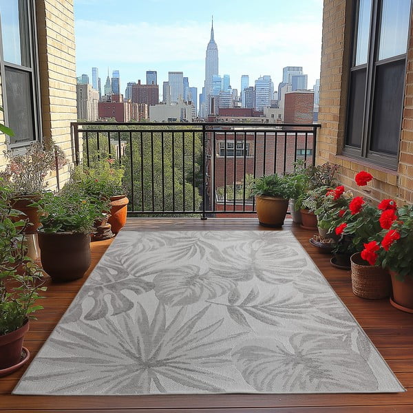 Grauer Teppich für den Innen- und Außenbereich, 140 x 200 cm Desert 1302 - Ayyildiz Carpets-image-1