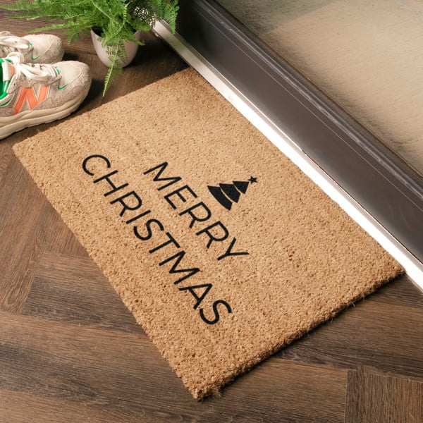 Fußmatte mit Weihnachtsmotiv aus Kokosfasern, 40 x 60 cm Merry Christmas - Artsy Doormats-image-2