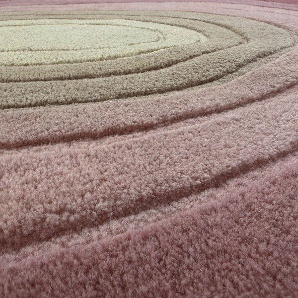 Violetter, handgewebter Wollteppich, 200 × 290 cm Puddle Ombre - Flair Rugs-image-2