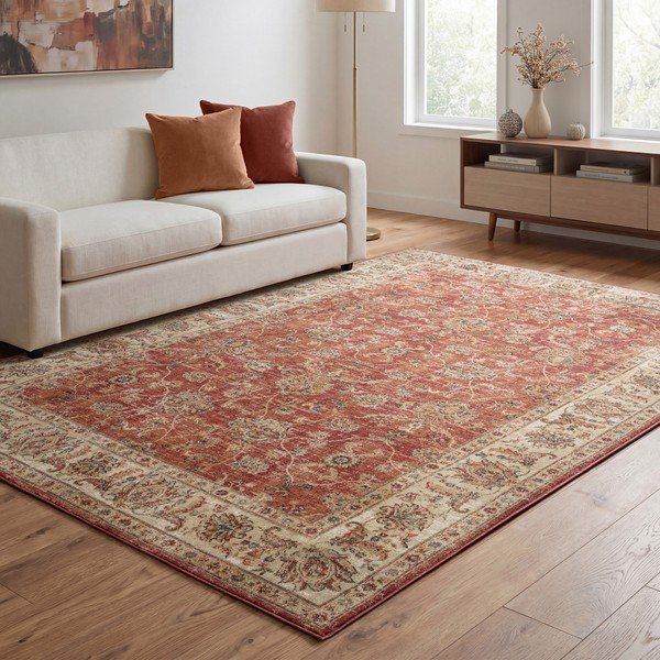 Roter Teppich 160 × 220 cm Raja - Asiatic Carpets-image-4