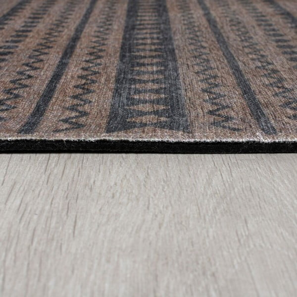 Brauner, waschbarer Teppich, 170 x 240 cm MATCH NIKO JUTE LOOK - Flair Rugs-image-4
