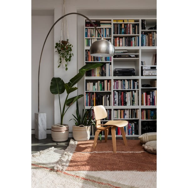 Baumwollteppich in Beige-Ziegelrot, 170 × 240 cm Duetto Toffee - Lorena Canals-image-1