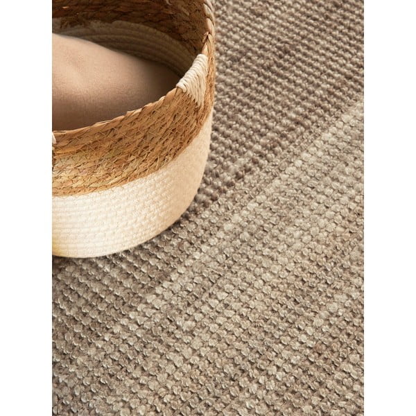 Runder Jute-Teppich in Taupe, Ø 160 cm Bouclé Jaipur - Hanse Home-image-3