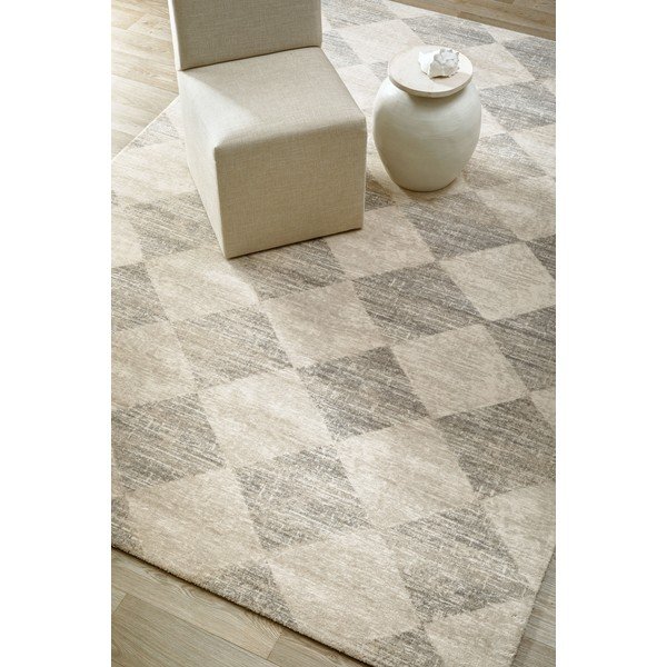 Grauer/beiger Wollteppich, 160 × 240 cm Agnus - Agnella-image-1