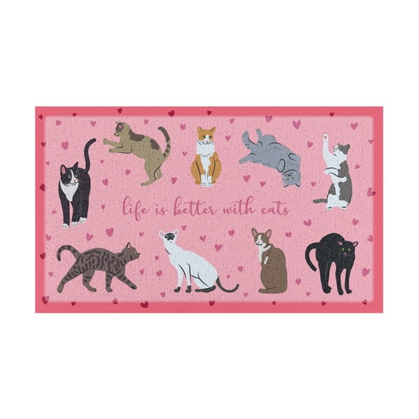 Fußmatte 40 × 70 cm Life Is Better With Cats - Artsy Doormats