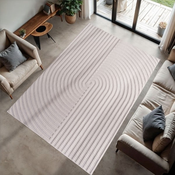 Cremefarbener Teppich für den Innen- und Außenbereich, 120 × 170 cm Doha 1658 Cream - Ayyildiz Carpets-image-1