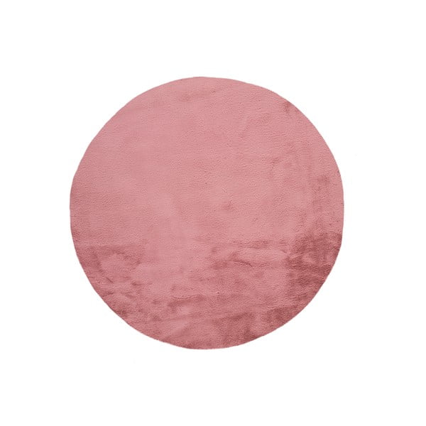 Rosa Teppich ø 120 cm Fox Liso – Universal