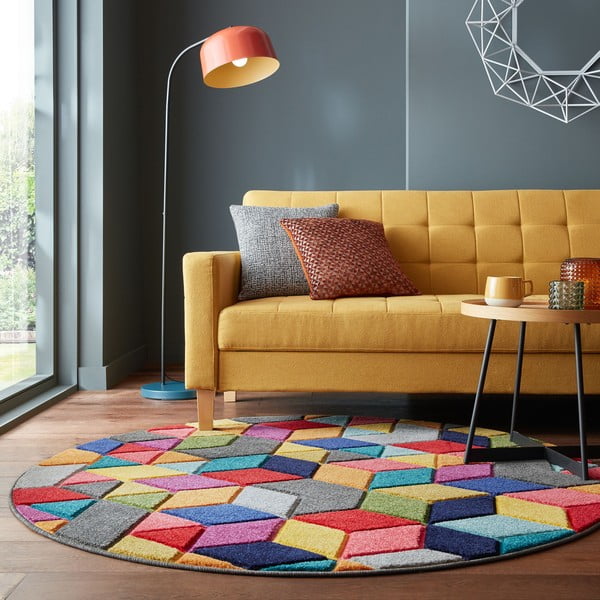 Runder Teppich, Durchmesser 160 cm Dynamic - Flair Rugs-image-1