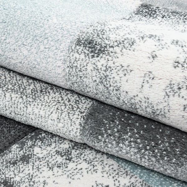 Blau-grauer Läufer, 80 × 300 cm Hawaii - Ayyildiz Carpets-image-1