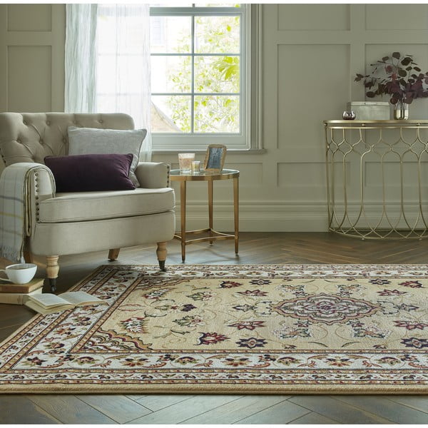 Beiger Teppich, 240 × 340 cm Sherborne - Flair Rugs-image-1