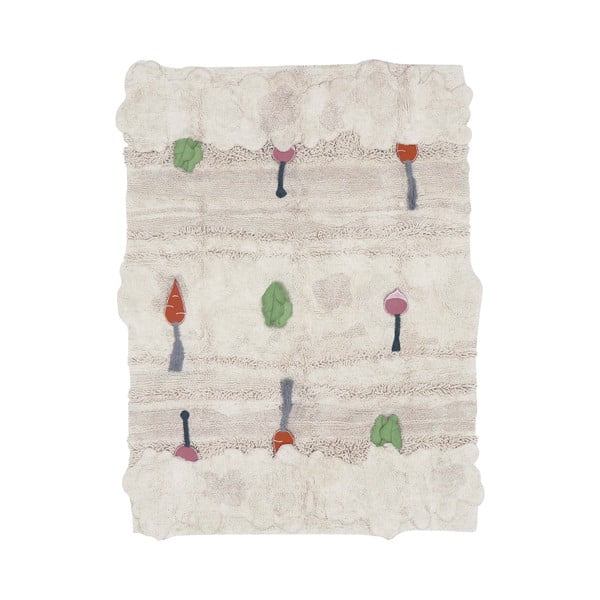 Creme Kinderteppich Baumwolle 120x160 cm Veggie Garden – Lorena Canals