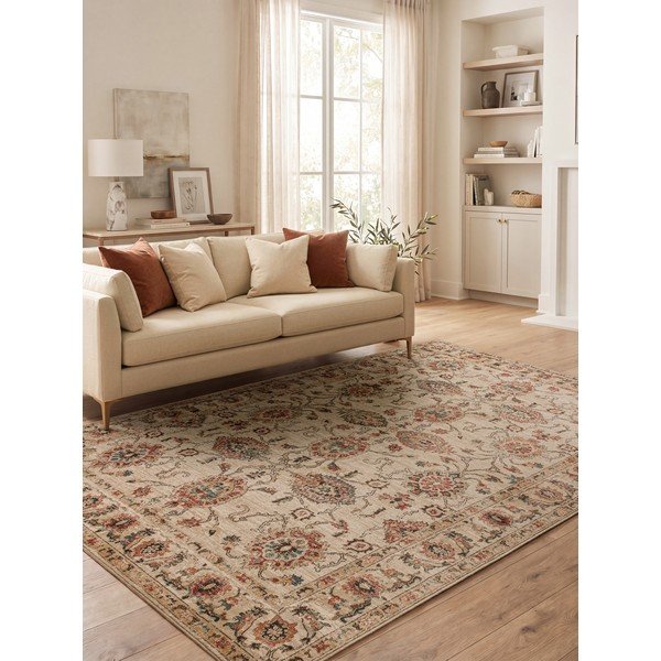Beiger Teppich, 160 × 220 cm Raja - Asiatic Carpets-image-1
