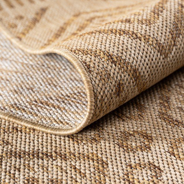 Beiger runder Teppich für den Innen- und Außenbereich, Durchmesser 160 cm Mira 1452 - Ayyildiz Carpets-image-4
