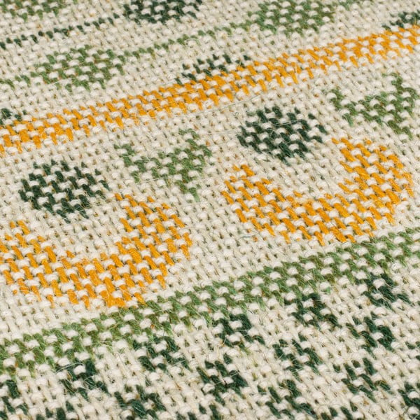 Grüner Teppich mit Juteanteil, 160 × 230 cm Mara Jute Border - Flair Rugs-image-3