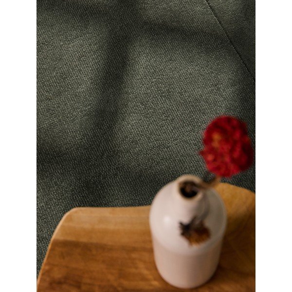 Dunkelgrüner, handgewebter Teppich mit Wollanteil, 200 × 300 cm Kivi Green - Villeroy&Boch-image-2