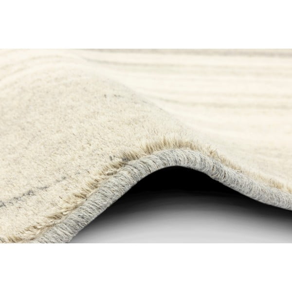 Cremefarbener Wollteppich, 200 × 300 cm Haze - Agnella-image-2