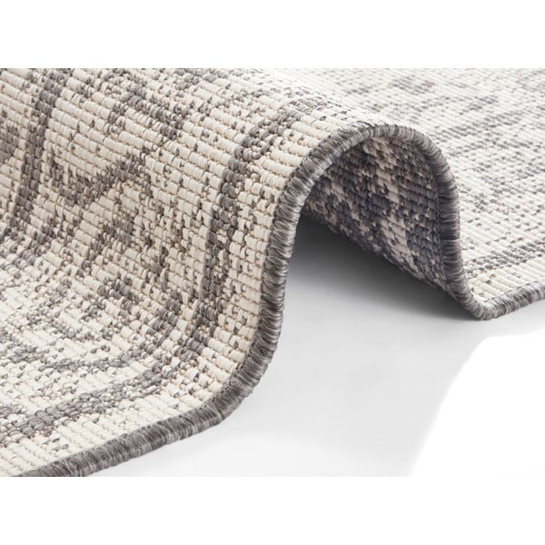 Grauer/beige Teppich für Innen- und Außenbereiche 80x150 cm Cebu – Hanse Home-image-2