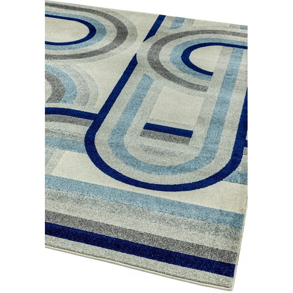 Grau-blauer Teppich, 200 × 290 cm Nova Retro Blue - Asiatic Carpets-image-4