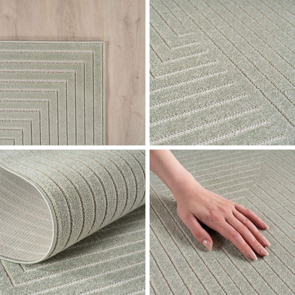 Grüner Teppich für den Innen- und Außenbereich, 160 × 230 cm Nova 1202 - Ayyildiz Carpets-image-2
