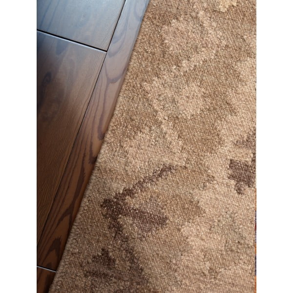 Hellblau/beige, beidseitig nutzbar, handgewebter Wollteppich, 120 x 170 cm Kamal Dune - Hanse Home-image-4