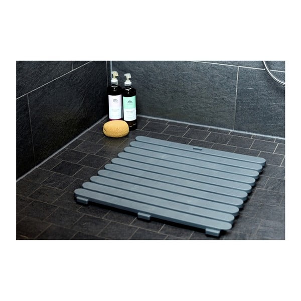 Dunkelgraue Badematte 55x55 cm – Wenko-image-4
