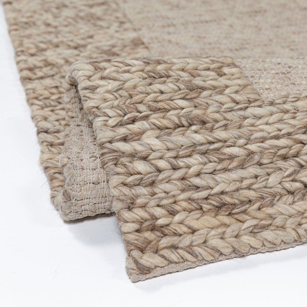 Handgewebter Teppich mit Wollanteil in Naturfarbe, 200 × 290 cm Rue - Flair Rugs-image-3