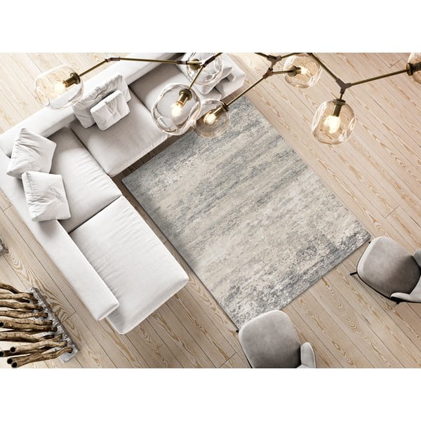 Cremefarbener, grauer Teppich, 80 × 150 cm Sensation - Universal-image-1