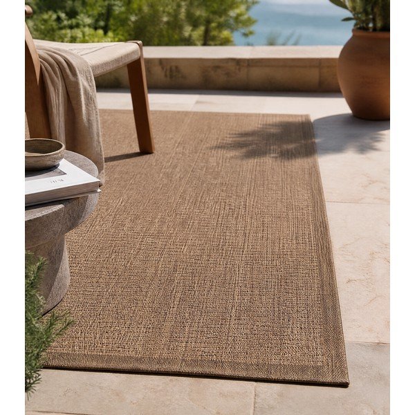 Teppich für den Innen- und Außenbereich in Naturfarbe, 60 x 100 cm Giza 1410 - Ayyildiz Carpets-image-1