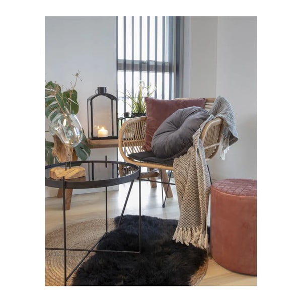 Schwarzes Schafsfell 50 x 85 cm Lambskin - House Nordic-image-4