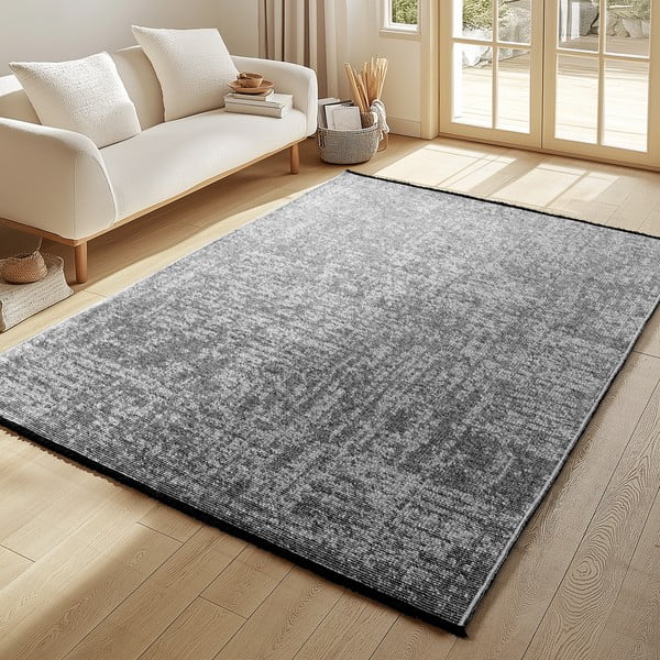Dunkelgrauer, waschbarer Teppich, 80 × 150 cm Space 1900 - Ayyildiz Carpets-image-1