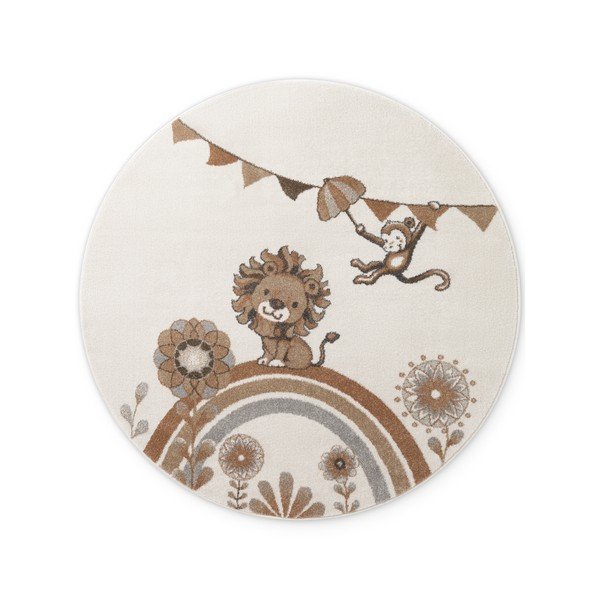 Cremefarbener Kinderteppich, Ø 160 cm Roar like a Lion - Villeroy&Boch