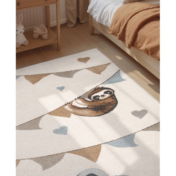 Cremefarbener Kinderteppich 120 x 170 cm Walk like an Elephant Rainbow Party - Villeroy&Boch-image-4
