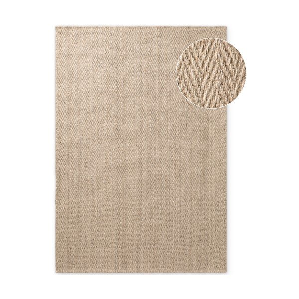 Handgewebter Jute-Teppich in Naturfarbe, 160 x 230 cm Mirabelle - Villeroy&Boch