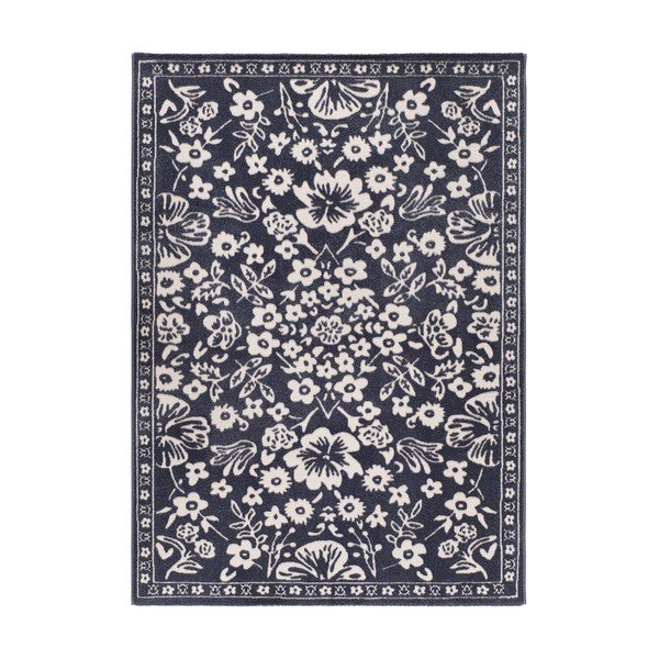 Dunkelblauer Teppich 200 × 290 cm Amara - Universal