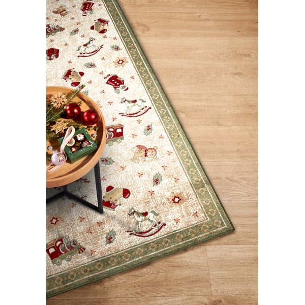 Grüner Läufer mit Weihnachtsmotiv und Baumwollanteil, 80 x 200 cm Toy's Delight Green Christmas - Villeroy&Boch-image-2