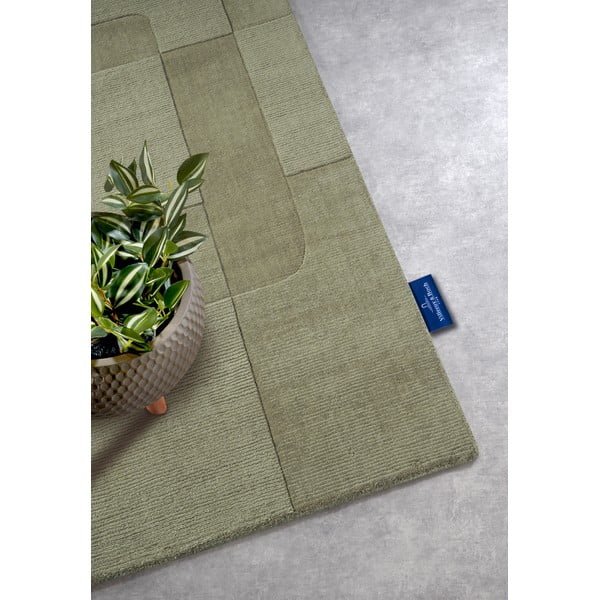 Grüner, handgewebter Läufer aus Wolle, 80 x 250 cm Charlotte - Villeroy&Boch-image-2